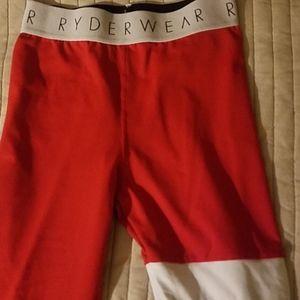 Ryderwear red leggings